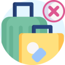 virus,travel,signaling,stop,luggage,trip,Infection,covid-19,coronavirus,prevention,no travelling,no traveling